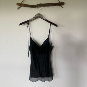 100% silk tank top